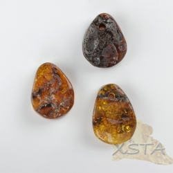 Brown amber medallions 3 units Brown amber medallions 3 units